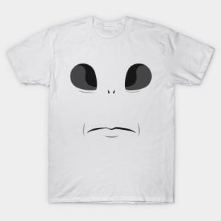 Alien Face Halloween Design T-Shirt